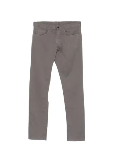 Canali Five-pocket Trousers In Brown