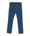 Canali Medium Blue Regular Fit Five-pocket Denim Pants In Blue