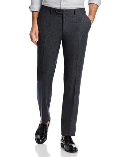 Canali Flannel Capri Trousers In Grey