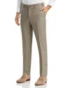 Canali Flannel Capri Trousers In Brown