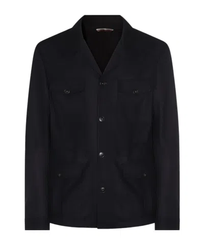 CANALI FLAP-POCKET BLAZER