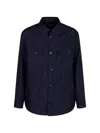 Canali Flap-pocket Jacket In Blue