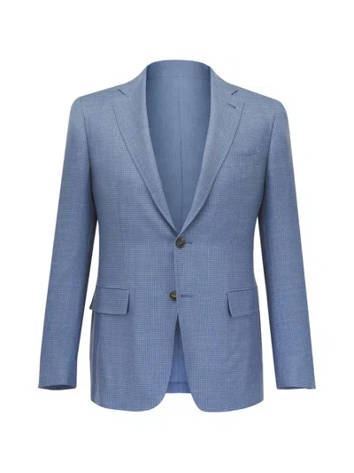 Canali Flap-pocket Blazer In Blue