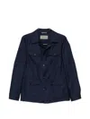 Canali Four-pocket Jacket In Blue
