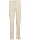 Canali Gabardine Chino Trousers In Neutrals