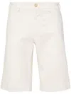 CANALI GABARDINE-WEAVE BERMUDA SHORTS