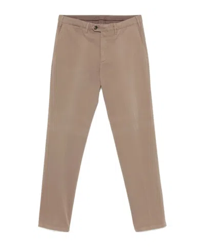 CANALI GABARDINE-WEAVE CHINOS