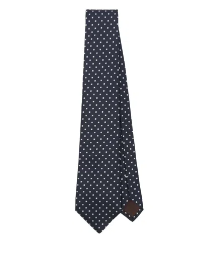 CANALI GEOMETRIC-PATTERN TIE