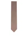 Canali Geometric-pattern Tie In Brown