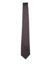 Canali Geometric-pattern Tie In Brown
