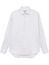 Canali Check-pattern Cotton Shirt In Neutrals