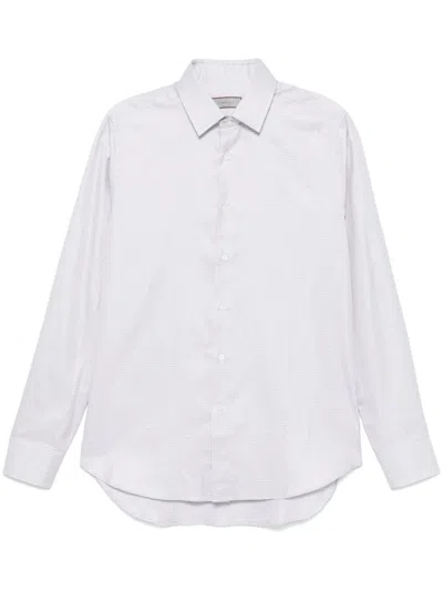 CANALI GEOMETRIC-PRINT SHIRT