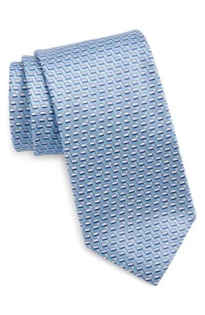 Canali Geometric Silk Tie