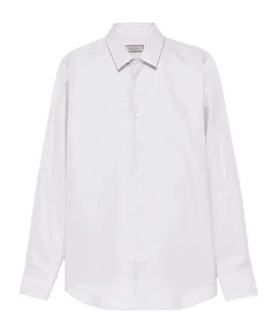 CANALI GEOMETRIC-PATTERN SHIRT