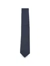 Canali Geometric-pattern Silk Tie In Blue