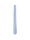 Canali Geometric-pattern Silk Tie In Purple