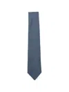 Canali Geometric-pattern Tie In Blue