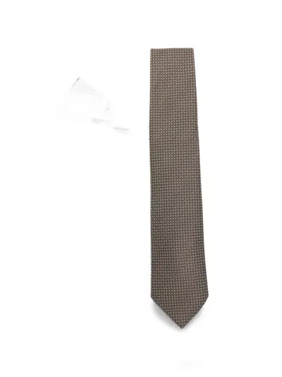 Canali Geometric-pattern Tie In Multi