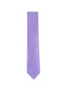 Canali Geometric-patterned Tie In Purple