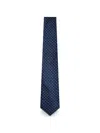 Canali Geometric-print Silk Tie In Multi