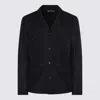 Canali Flap-pocket Blazer In Black