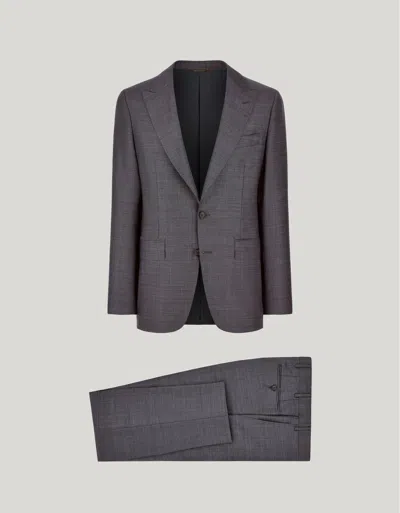 Canali Gray Modern Fit Pure Wool Suit