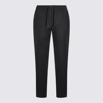 CANALI GREY WOOL PANTS