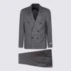 CANALI GREY WOOL SUITS