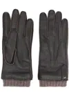 CANALI HANDSCHUHE AUS LEDER MIT ZIERNAHT