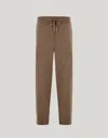 Canali Hazelnut Straight-bottom Pants In Wool-cashmere In Brown