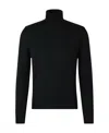 Canali High-neck Jumper In Black