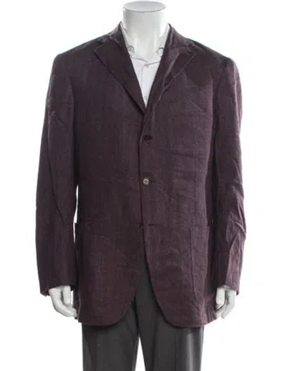 Pre-owned Canali Holt Renfrew Coat In Purple