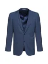 Canali Impeccabile Micro-check Suit In Blue