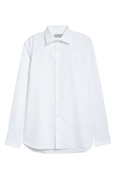 Canali Impeccabile Regular Fit Dress Shirt In White