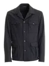 Canali Buttoned Flap-pocket Jacket
