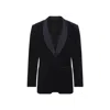 Canali Navy Blue Cotton Tuxeedo Drop 8 Regular Jacket In Blue