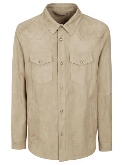 Canali Jacket In Brown