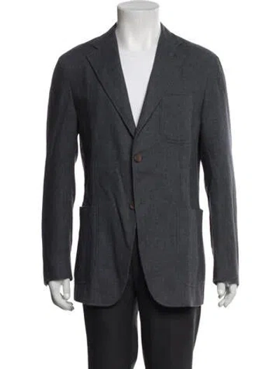 Pre-owned Canali Jacket In Grey