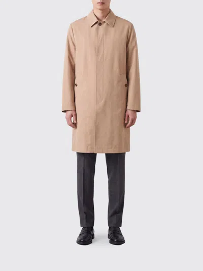 Canali Jacket Men Color Sand In Neutral