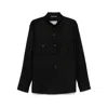 Canali Long-sleeved Casual Jacket In Black