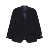 Canali Twill-weave Blazer In Blue