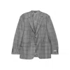 Canali Check-pattern Single-breasted Blazer In Gray