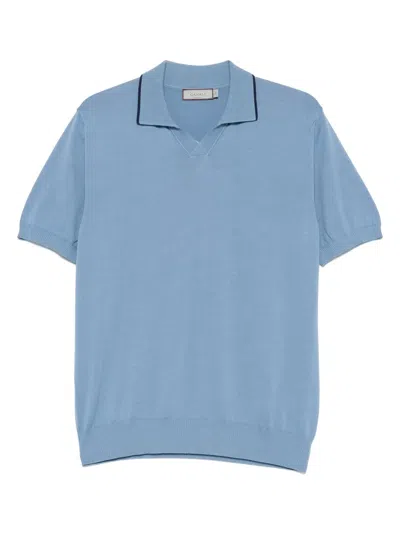 Canali Jersey T-shirt In 蓝色