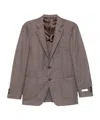 Canali Kei Blazer In Brown
