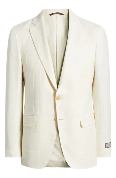 Canali Elegant Blazer In Neutral