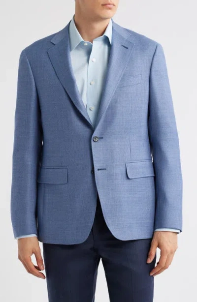Canali Kei Trim Fit Wool Sport Coat In Blue