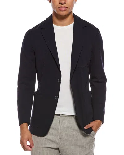 Canali Knit Blazer In Black