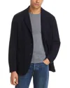 Canali Knit Blazer In Black