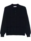 CANALI KNITTED POLO SHIRT