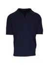 Canali Knitted T-shirt In Blue